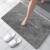 硅藻泥软垫吸水垫 厨房垫子卫生间脚垫门口速干浴室吸水地垫防滑 浅灰白字矩形 4.5mm厚度 40*60cm高品质OGLY原创设计品牌
