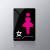 洗手间牌亚克力门牌男女洗手间标牌卫生间指示牌厕所标识牌标示牌 男和女洗手间各1个) 17.2x11.5cm