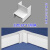 须特（XUTE)PVC加厚方形线槽室内明装走线槽配件 白色30*15阴角（5个）