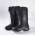 冬季EVA泡沫雨靴加棉高筒防水鞋男女水靴厨房防滑耐油靴 EVA材质（高筒黑色加棉） 36