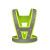 ERIKOLELED带灯反光马甲充电反光背心施工环卫反光衣骑行反光安全服 电池 电池款(黄色-防冻款) XL