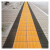 盲道砖全瓷砖盲道板庭院砖车站地铁广场行人止步砖导向工程砖300x 黄色200*200*15mm（备注点状或条状）