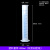 贝傅特 塑料量筒 加厚量杯带刻度PP直型平稳耐高温带刻度实验室透明蓝线  1000mL 