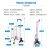 拉水桶小车家用便携购物小推网红拉货轻便拖爬楼拉杆老人买菜小拉 爬楼8轮