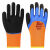 L868/L908/L878发泡乳胶防水建筑劳保防滑保暖手套 左右手700保暖高手(加绒单面防 12双