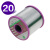 牵跃 松香焊丝 有铅锡丝有铅锡线 Sn20Pb80 单位：卷  800G/卷（1.2mm) 