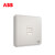 ABB开关插座面板 纤悦 雅典白色弱电 一位电话插座RJ11四芯 一位电话AR321