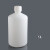 遄运定制塑料瓶大容量大小口试剂瓶广口黑色棕色避光瓶HDPE白色样品 白小口5L