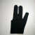 【】台球手套 球房台球公用手套台球三指手套可定制logo 橡筋款黑色