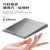 兰豹  ZGLANBAO 超薄钢化玻璃插座面板灰色86型 十五孔*3个 