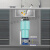 CLCEY厨房垃圾处理器减震支架厨余机缓震支撑架承重托架可调节防震底座 加厚不锈钢支架可伸缩(515厘 1层