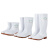 白色雨鞋男士厂专用雨靴女士中筒高筒食堂工作水鞋卫生胶套鞋 qy白色雨鞋中筒（女） 39