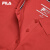FILA 斐乐官方女子针织短袖POLO衫2024夏季新款休闲修身商务上衣 传奇红-RD 175/92A/XL