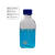 蓝盖试剂瓶 透明茶色蓝盖丝口瓶密封口瓶 螺纹口带刻度棕色玻璃瓶 蓝盖方形透明试剂瓶1000ml