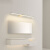简约现代led镜前灯卫生间镜柜灯壁灯浴室柜灯创意化妆灯补 白框(长40cm)白光10vv