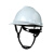 安达通碳纤维安全帽 工地国标ABS工程施工安全头盔领导监理防护帽 V型安全帽碳亮白 