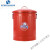 dulton金属垃圾桶铁皮厨房客厅杂物收纳桶套装带盖圆桶 黄色 3.5L 直径18.5*高24cm