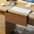 桌面延长板免打孔加长延伸板加宽拼接板支撑板电脑桌键盘手托支架 胡桃色滑道款55cm