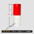 警示桩反光膜交通防撞柱反光贴纸PET电线杆安全隔离标识膜 红白60cm高三红两白 一米价格10米以上联系客服