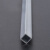 仁聚益铝方管10*10*1mm方管铝合金型材矩形管铝方通铝合金方管型材铝管 6米支（默认切成1米长发货）铝方