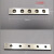 PE对焊机焊接机铣刀160/200/250热熔焊接机瓦片夹片夹具 对接机63夹片单片价