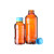 蓝盖透明试剂瓶 玻璃水杯便携创意随手耐热水瓶 实验室试剂瓶 1000mL直径高：93253mm