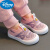 迪士尼（Disney）儿童运动鞋女童宝宝鞋子幼儿园室内鞋一脚蹬男童透气网面防滑板鞋 蓝色-Z字鸭 21码 内长14cm