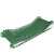 pvc输送皮带小型尼龙输送带爬坡工业输送带裙边传输带流水线 绿色加导条
