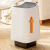 垃圾桶卧室客厅厨房卫生间大容量创意网红桶简约无盖高颜值 18L 橙色小鹿+3卷垃圾袋