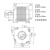 110直流无刷电机BLDC大功率霍尔3000转220V1500W/2/3000W马达调速 1500W3000转无刷电机+控制器