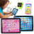 南旗儿童平板电脑点读机 宝宝ipad学习机幼儿玩具1-3-6岁 A8寸平 A8寸平板(蓝)+电池