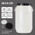 浦丰 圆形化工桶法兰桶酵素桶塑料桶沤肥耐摔水桶带盖胶桶30L白色特厚款PFY52