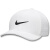 NIKE网球帽子男女户外运动帽高尔夫遮阳帽可调节鸭舌帽 白黑 Large