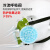 杭州蓝天生力301-XK型自吸式防尘口罩面罩防颗粒物面具可配滤纸 蓝天生力防尘口罩(袋装-10个)