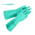 适用安思尔37-176耐酸碱溶剂工业手套防化耐油污劳保橡胶防护手套 37176防化手套 S