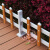 围栏栅栏木纹PVC塑钢护栏草坪护栏幼儿园花园别墅围栏店面装饰栏
