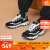 斯凯奇（Skechers）线下经典时尚情侣款夏季厚底经典休闲运动老爹鞋 52675-BKW 黑色/白色 男款 42