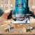 电木铣木工锣机开槽机大功率多功能修边机雕刻机榫孔镂铣电动工具 调速款1800W+铣刀15件套