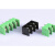 栅栏式pcb接线端子K.62/8500-8.5绿色黑色线路板焊接端子2P3P4P 7.62-2P绿色