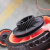 手推式扫地机配件皮带轮子毛刷子无动力扫地车滚刷传送带包胶齿轮 桔色+一个主轮