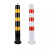 冷轧钢警示柱  颜色：红白；高度：750mm；管径：80mm