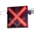 车道指示器红叉青箭头ETC收费站隧道雨棚指示通行讯号灯红绿LED标 50-90cm红叉青箭头专用伸缩支架 悬吊