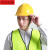 万舟安全帽工地施工定制印字建筑工程领导头盔加厚安全帽透气国标abs 三筋透气（橘色）