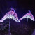 户外led海豚造型灯广场街道公园海洋装饰景观动物灯光节防水亮化 60cm长滴胶款 颜色备注