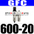 气源调压阀GR二联件GFC200-08过滤减压阀GFR三联件GC300-15 德客GFC60020