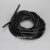 电线保护软管电脑理线螺旋套收纳管绝缘束线管黑色线路管缠绕 8MM 12米 黑色