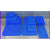 定制塑料防潮板隔断板垫仓板网格浅板货物仓库托盘超市地堆卡板地台板 条纹加厚100*50*5CM