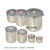 油漆桶铁皮桶空桶乳胶漆桶圆桶涂料桶带盖小铁罐沥青取样0.1-20L 5L乳胶漆桶