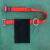 单腰安全带弹簧腰带架子工施工保险带电工安全腰带工地安全带 国标辊花红色安全带 简易款