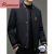 RueDeseine（RUEDESEINE）冬季男士中青年羽绒服商务休闲防风保暖白鸭绒夹克外套 黑色 170